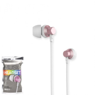 Вакуумні навушники Remax RM-512-Pink - Інтернет-магазин спільних покупок ToGether