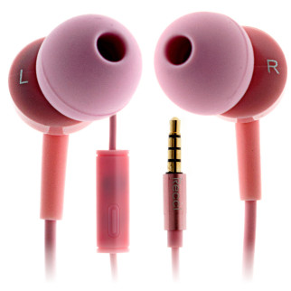 Вакуумні рожеві навушники Arioso REW-C01 Recci CC100024 - Інтернет-магазин спільних покупок ToGether