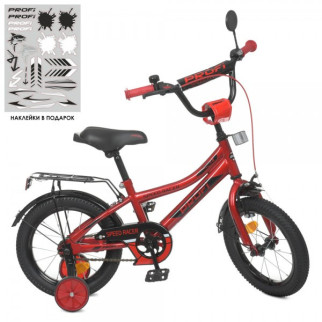 Велосипед дитячий Profi Speed racer Y14311 14 дюймів червоний - Інтернет-магазин спільних покупок ToGether