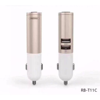 Гарнітура-зарядка Remax bluetooth RB-Т11С gold - Інтернет-магазин спільних покупок ToGether