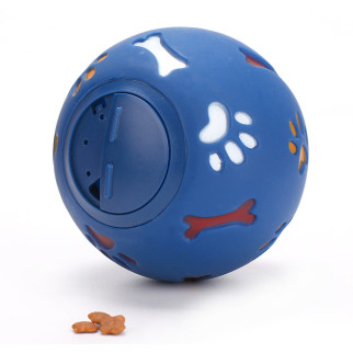 Іграшка-годівниця для тварин М'ячик 11092 11 см синя - Інтернет-магазин спільних покупок ToGether