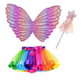 Карнавальний наряд Райдужний метелик 9492 рожевий - Інтернет-магазин спільних покупок ToGether