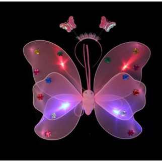 Карнавальний наряд світиться Метелик 14114 рожевий - Інтернет-магазин спільних покупок ToGether