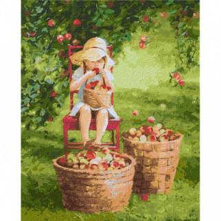 Картина за номерами Ідейка Яблучка KHO4788 40х50 см - Інтернет-магазин спільних покупок ToGether