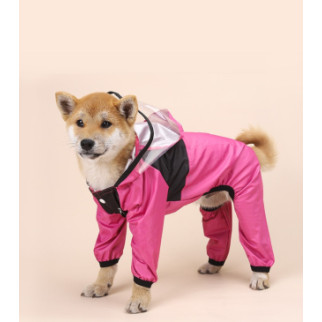 Комбінезон-дощовик для собак 11327 XS рожевий - Інтернет-магазин спільних покупок ToGether