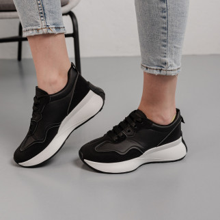 Кросівки жіночі Fashion Susanna 3940 39 розмір 25 см Чорний - Інтернет-магазин спільних покупок ToGether