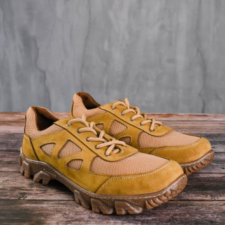 Кросівки чоловічі тактичні сітка ЗСУ 7103 42 р 27 см коричневі - Інтернет-магазин спільних покупок ToGether