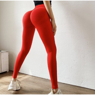 Легінси жіночі спортивні 10143 S яскраво-червоні - Інтернет-магазин спільних покупок ToGether