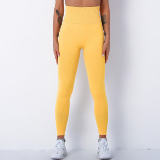 Легінси жіночі спортивні 10901 L жовті - Інтернет-магазин спільних покупок ToGether