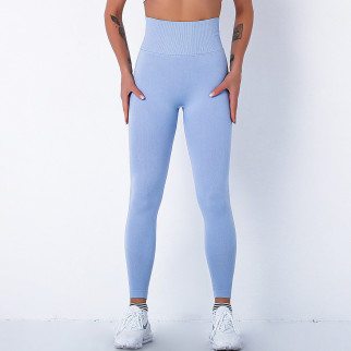Легінси жіночі спортивні 10918 XL блакитні - Інтернет-магазин спільних покупок ToGether