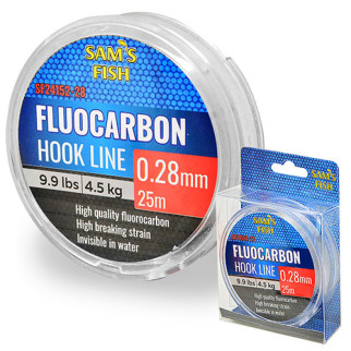 Лісочка рибальська Sams Fish Fluocarbon SF-24152-28 0.28 мм 4.5 кг 10 шт/уп - Інтернет-магазин спільних покупок ToGether