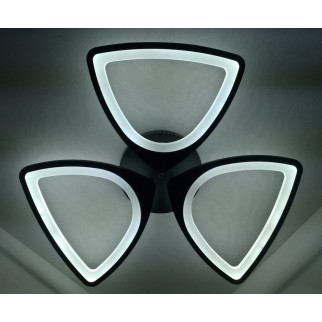 Люстра стельова LED з пультом 25596 Чорний 9х63х63 см. - Інтернет-магазин спільних покупок ToGether