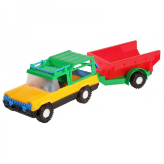 Машинка ігрова Tigres Авто-Сафарі з причепом 39006 41 см - Інтернет-магазин спільних покупок ToGether