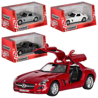 Машинка інертна Kinsmart Mercedes-Benz SLS AMG KT-5349-W 12.5 см - Інтернет-магазин спільних покупок ToGether