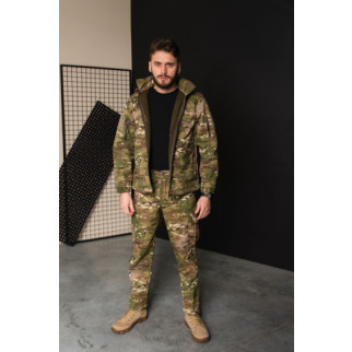 Чоловічий армійський костюм тактична форма на флісі Мультикам Туреччина ЗСУ 8655 M хакі - Інтернет-магазин спільних покупок ToGether
