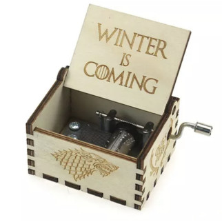 Музична скринька вінтажна Гра Престолів Winter Coming 5325 біла - Інтернет-магазин спільних покупок ToGether