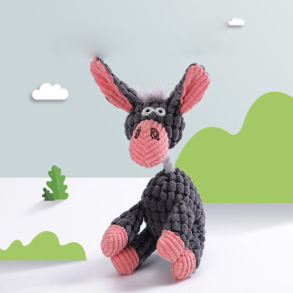 М'яка іграшка для тварин Ослик 11088 21х7х29 см сірий - Інтернет-магазин спільних покупок ToGether