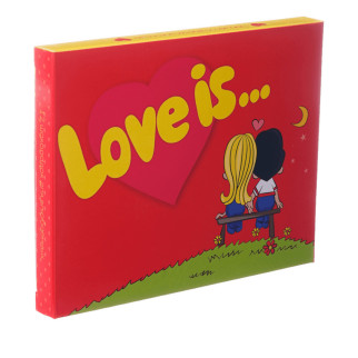 Набір молочного шоколаду 12 плиток "Love is" OK-1175 60 г - Інтернет-магазин спільних покупок ToGether