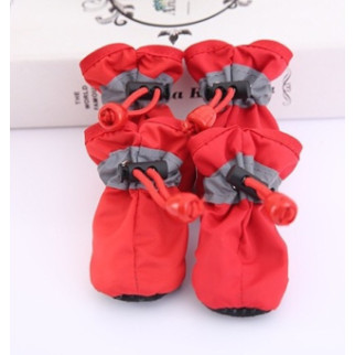 Набір взуття для собак на флісі 11200 L червоний - Інтернет-магазин спільних покупок ToGether