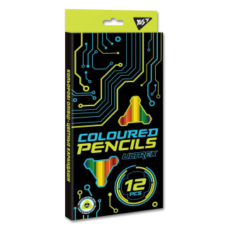 Набір кольорових олівців YES Ultrex 290636 12 кольорів - Інтернет-магазин спільних покупок ToGether