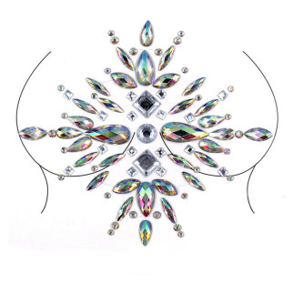Наклейки кристали для грудей Crystals 4 8519 15х12 см - Інтернет-магазин спільних покупок ToGether
