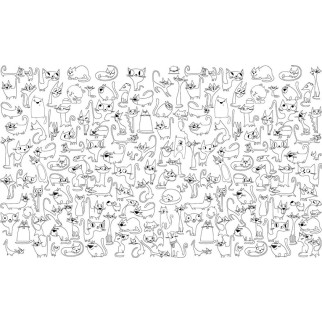Шпалери-розмальовки Коти 60*100 C-100013 - Інтернет-магазин спільних покупок ToGether