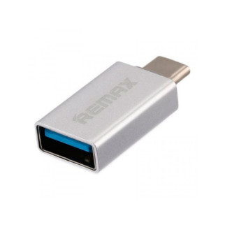 Перехідник Transcend RA-OTG1 USB(F) to Type C(M) Silver Remax 340907 - Інтернет-магазин спільних покупок ToGether