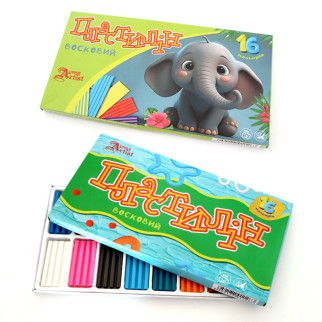 Пластилін восковий Little Artist 832539 16 кольорів - Інтернет-магазин спільних покупок ToGether