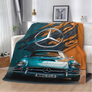Плед 3D Mercedes-Benz 2678_B 12644 135х160 см - Інтернет-магазин спільних покупок ToGether