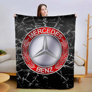 Плед 3D Mercedes-Benz RED 2963_B 13447 135х160 см - Інтернет-магазин спільних покупок ToGether