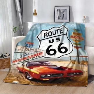 Плед 3D Route US 66 20222340_B 10627 135х160 см - Інтернет-магазин спільних покупок ToGether