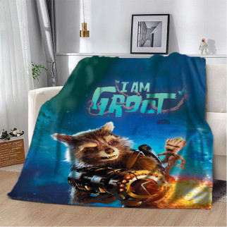 Плед 3D Марвел I am Groot 20222327_A 10600 160х200 см - Інтернет-магазин спільних покупок ToGether