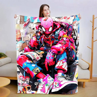 Плед 3D Людина павук 3030_B 13583 135х160 см - Інтернет-магазин спільних покупок ToGether