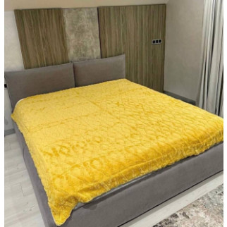 Плед Dushka Home Візерунок 20771 200х230 см жовте - Інтернет-магазин спільних покупок ToGether