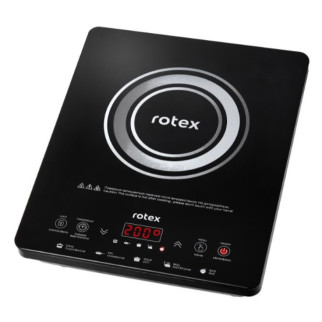 Плита індукційна електрична настільна Rotex RIO225-G 1400 Вт чорна - Інтернет-магазин спільних покупок ToGether