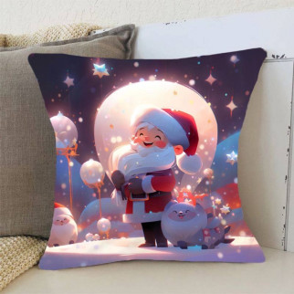 Подушка 3D новорічна Зимова Казка 3168_E 15353 50х50 см - Інтернет-магазин спільних покупок ToGether