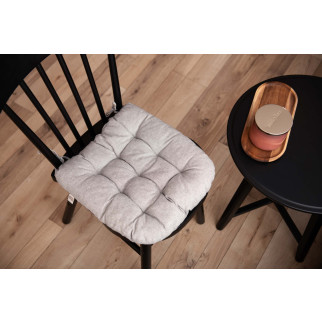 Подушка на стілець квадратна Ardesto Oliver ART-02-OD 40х40 см сіра - Інтернет-магазин спільних покупок ToGether