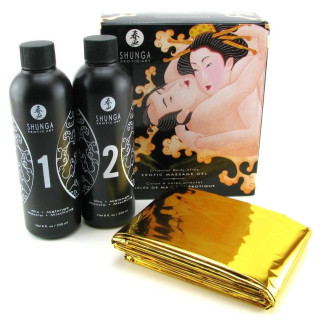 Гель для NURU масажу Shunga Oriental Body-to-Body – Melon Mango (2 x 225 мл) плюс простирадло - Інтернет-магазин спільних покупок ToGether