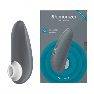 Вакуумний кліторальний стимулятор Womanizer Starlet 3 Gray - Інтернет-магазин спільних покупок ToGether