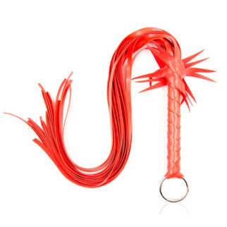 Флоггер з квіткою DS Fetish Flogger L red with flower - Інтернет-магазин спільних покупок ToGether