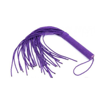 Флоггер DS Fetish Rope flogger purple - Інтернет-магазин спільних покупок ToGether