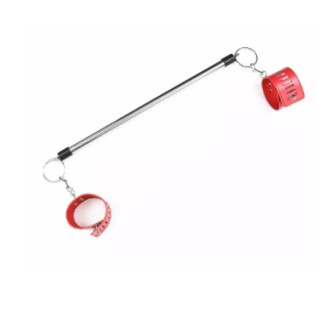 Розпірка DS Fetish Metal ankle spreader bar red - Інтернет-магазин спільних покупок ToGether