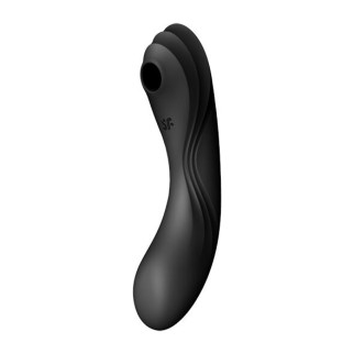 Вакуумний стимулятор з вібрацією Satisfyer Curvy Trinity 4 Black - Інтернет-магазин спільних покупок ToGether