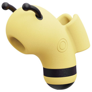 Вакуумний стимулятор із мікрострумами CuteVibe Beebe Yellow, на палець - Інтернет-магазин спільних покупок ToGether