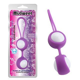 Вагінальні кульки Chisa MirSweet фіолетові - Інтернет-магазин спільних покупок ToGether