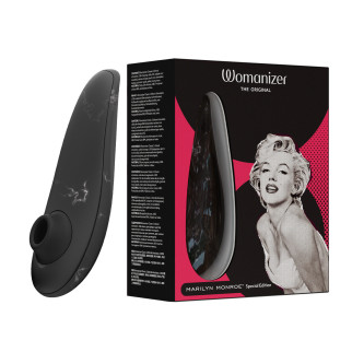 Вакуумний стимулятор клітора Womanizer Marilyn Monroe Black Marble - Інтернет-магазин спільних покупок ToGether