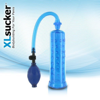 Вакуумна помпа XLsucker Penis Pump Blue для члена довжиною до 18см, діаметр до 4 см - Інтернет-магазин спільних покупок ToGether