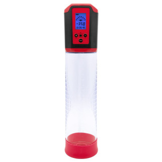 Автоматична вакуумна помпа Men Powerup Passion Pump Red, LED-табло, перезаряджувана, 8 режимів - Інтернет-магазин спільних покупок ToGether