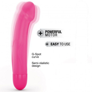 Вібратор Dorcel Real Vibration M Magenta 2.0, діаметр 3,7см, перезаряджається, для точки G, водостій - Інтернет-магазин спільних покупок ToGether