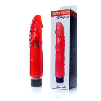 Вібратор реалістик червоний Vibrator-Juicy Jelly - Multispeed Red - Інтернет-магазин спільних покупок ToGether